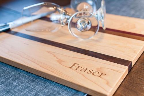 Maple, Walnut and Purple Heart Cutting Board